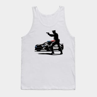 Police Car Tank Top